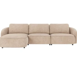 Norris Soffa 4-Sits Schäslong V | Ljusbeige