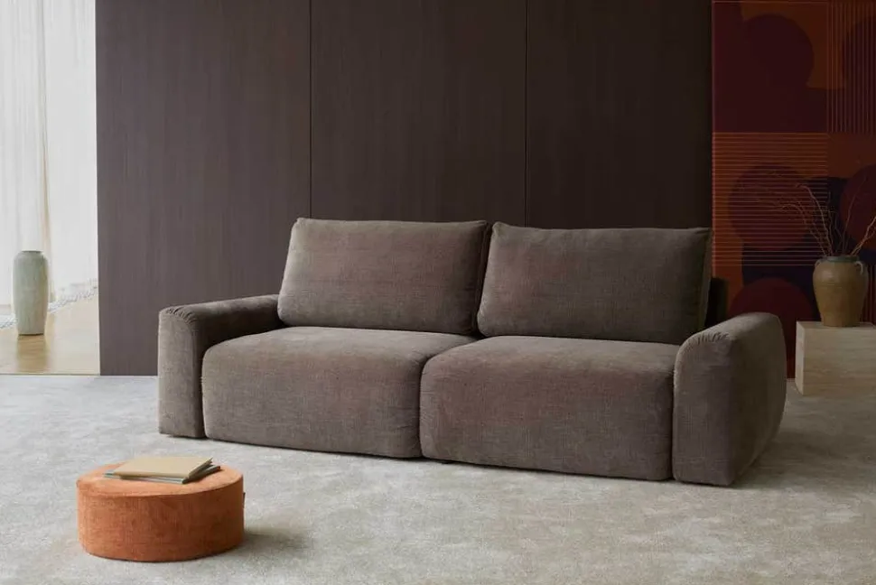 Norum Bäddsoffa | Chunky Armstöd | 411 Esina Cedar Brown
