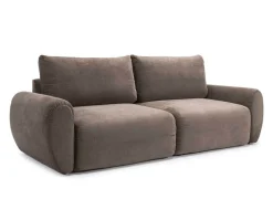 Norum Bäddsoffa | Curve Armstöd | 411 Esina Cedar Brown