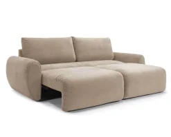 Norum Bäddsoffa | Curve Armstöd | 417 Esina Mocha