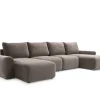 Norum Bäddsoffa U-Form | Chunky Armstöd | 411 Esina Cedar Brown