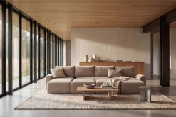 Norum Bäddsoffa U-Form | Chunky Armstöd | 417 Esina Mocha
