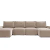 Norum Bäddsoffa U-Form | Chunky Armstöd | 417 Esina Mocha
