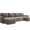 Norum Bäddsoffa U-Form | Curve Armstöd | 411 Esina Cedar Brown