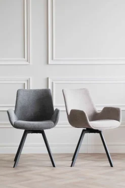 Norwell Karmstol m Snurr | Beige