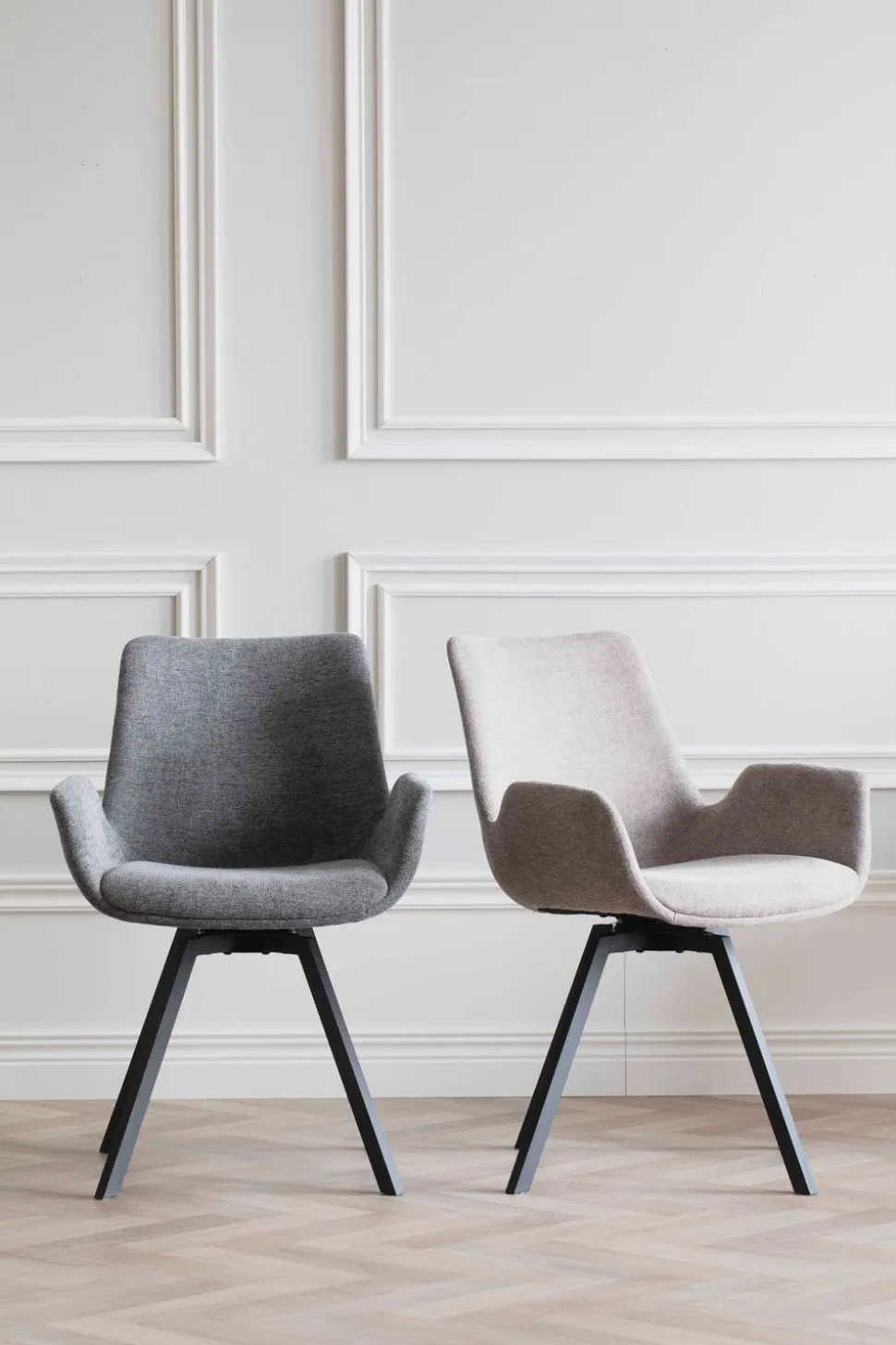 Norwell Karmstol m Snurr | Beige