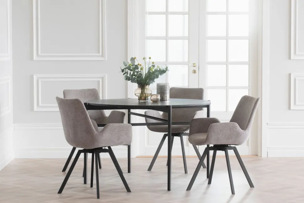 Norwell Karmstol m Snurr | Beige