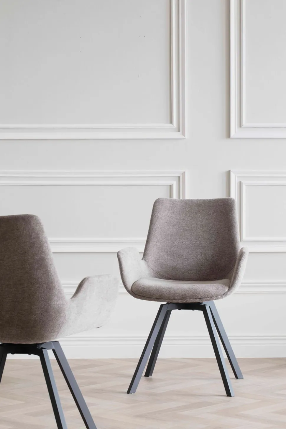Norwell Karmstol m Snurr | Beige