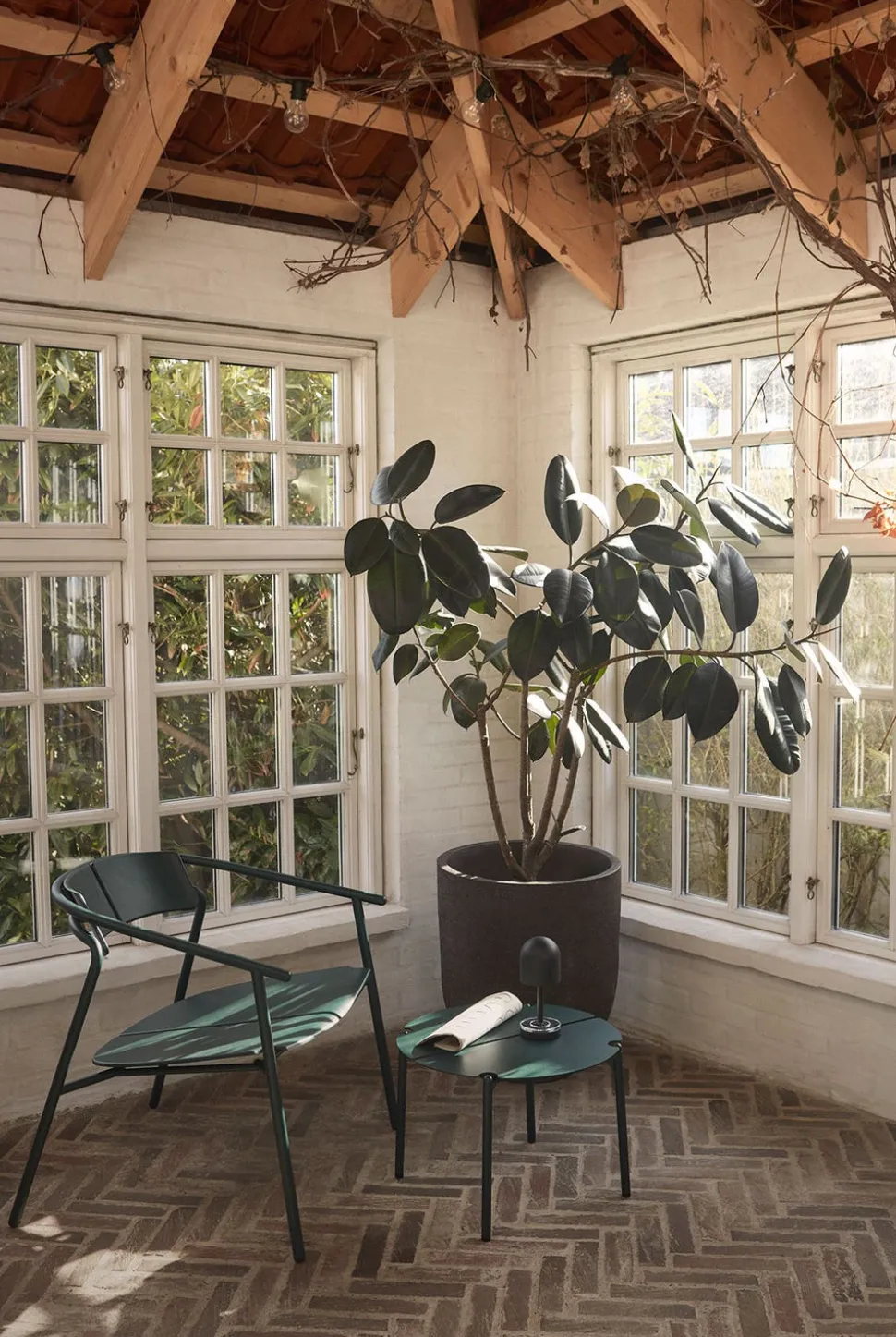 Novo Loungebord Ø50 | Forest