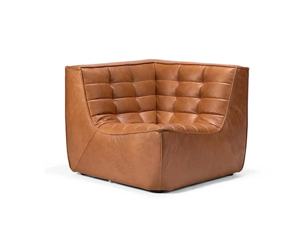 N701 Soffa Hörn | Läder Old Saddle