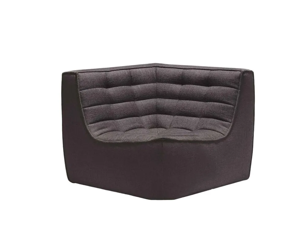 N701 Soffa Hörn | Tyg Dark Grey