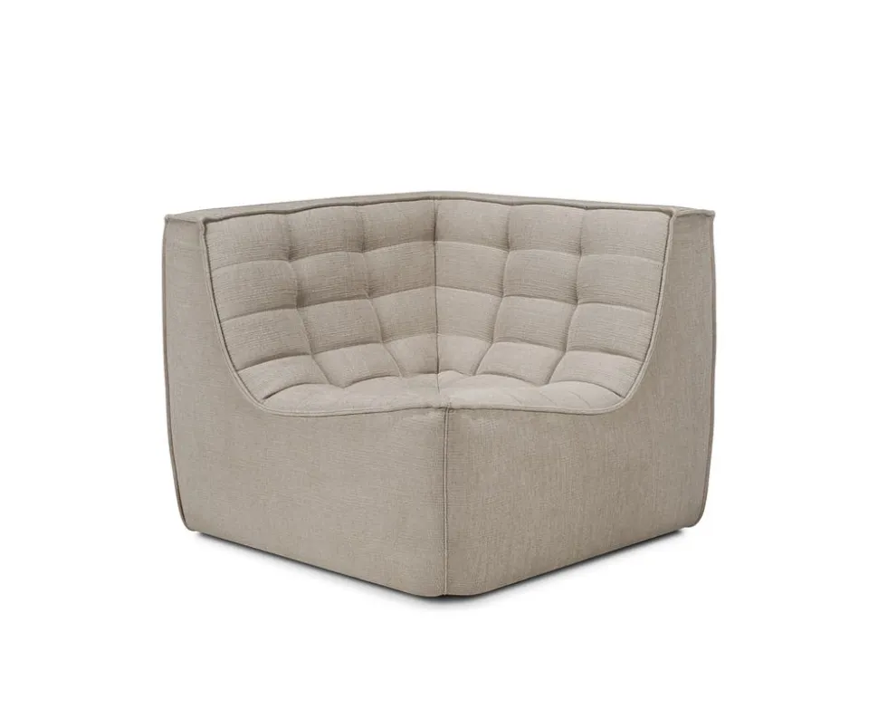 N701 Soffa Hörn | Tyg ECO Ecru