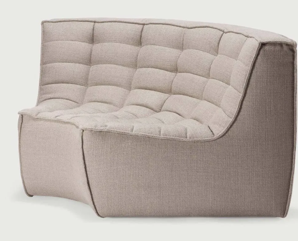 N701 Soffa 90° Runt Hörn | Tyg Beige
