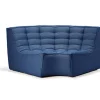 N701 Soffa 90° Runt Hörn | Tyg Blue