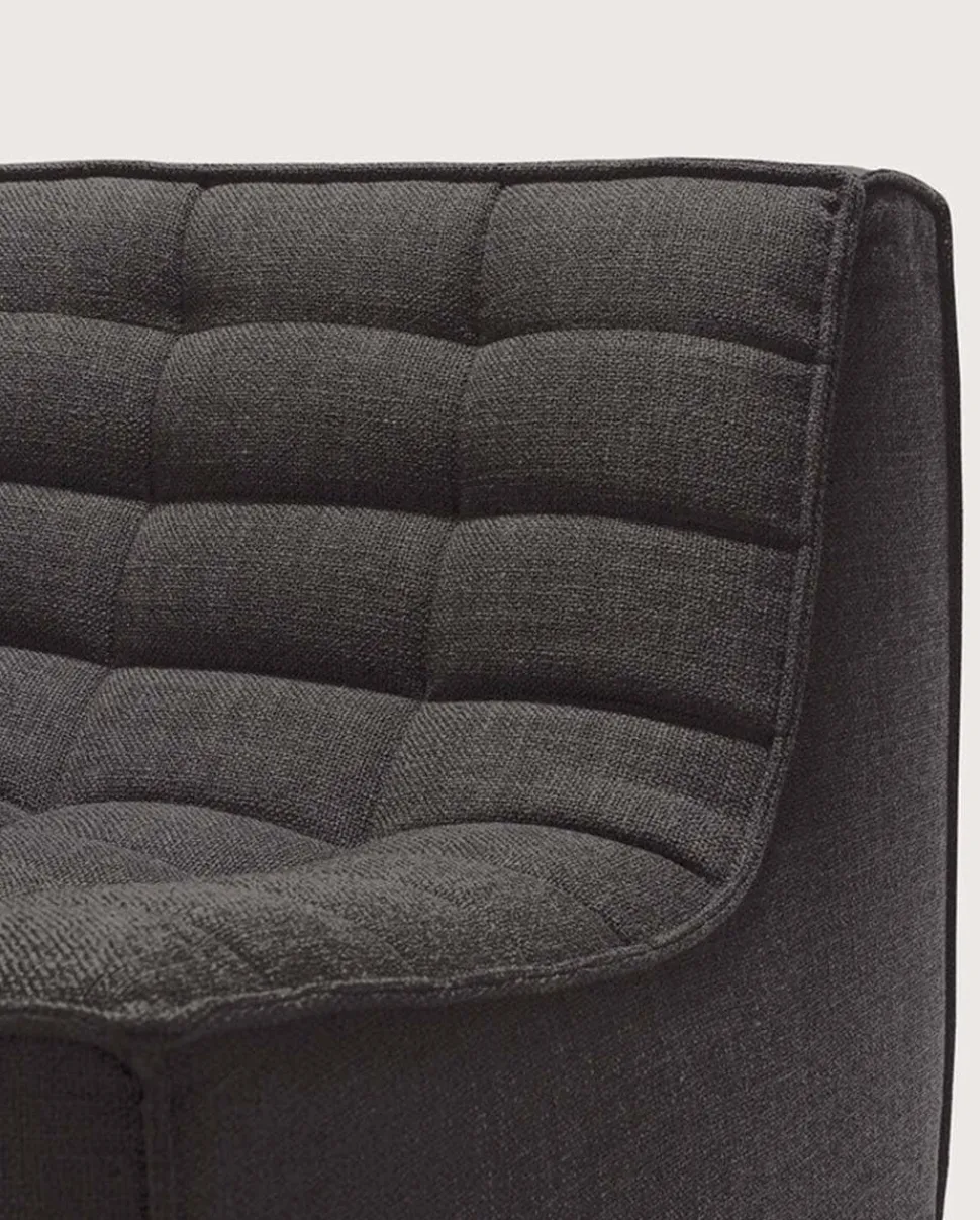 N701 Soffa 90° Runt Hörn | Tyg Dark Grey