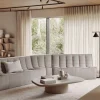 N701 Soffa 90° Runt Hörn | Tyg ECO Ecru