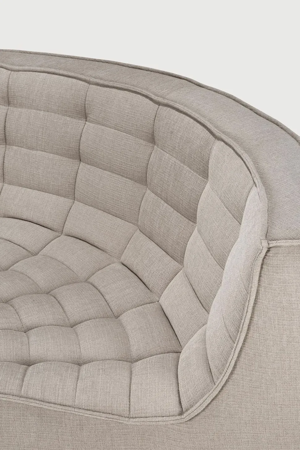 N701 Soffa 90° Runt Hörn | Tyg ECO Ecru