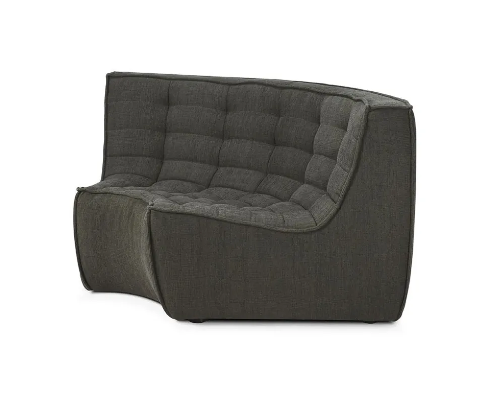 N701 Soffa 90° Runt Hörn | Tyg ECO Moss