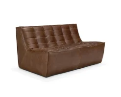 N701 Soffa 2-sits | Läder Chestnut