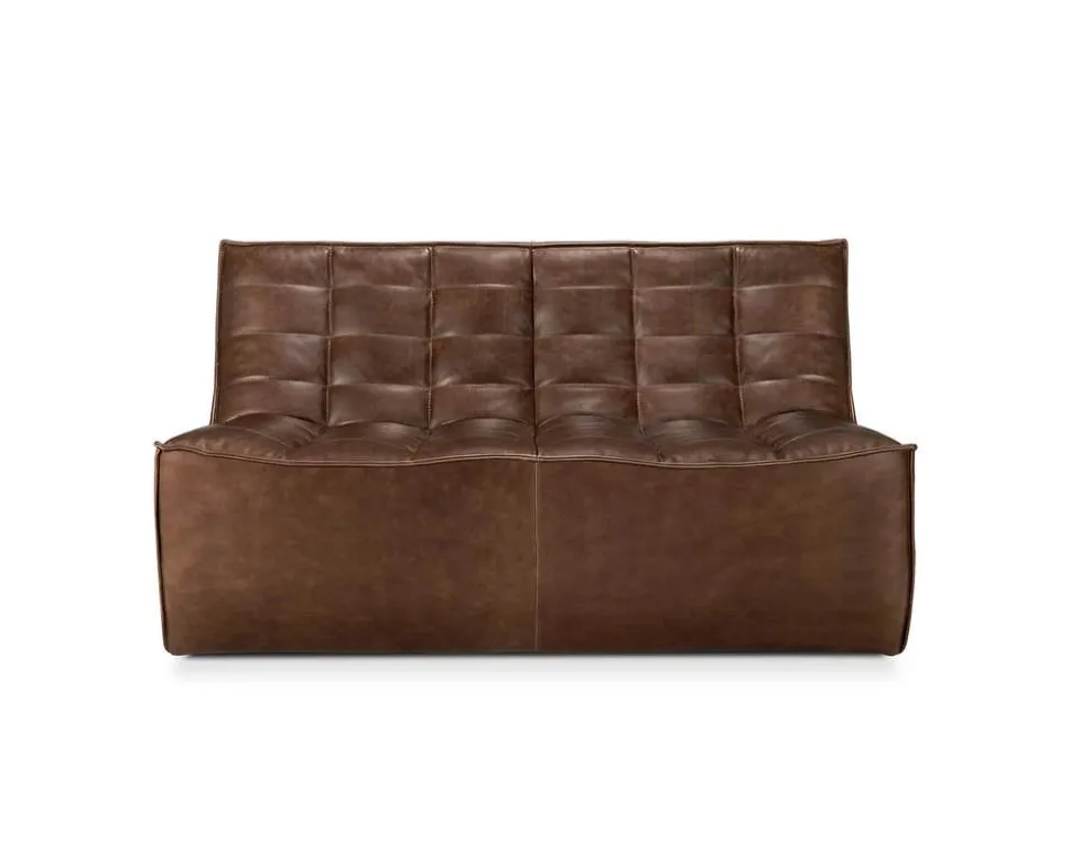 N701 Soffa 2-sits | Läder Chestnut