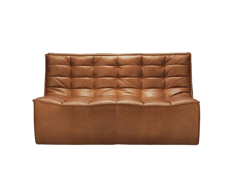 N701 Soffa 2-sits | Läder Old Saddle