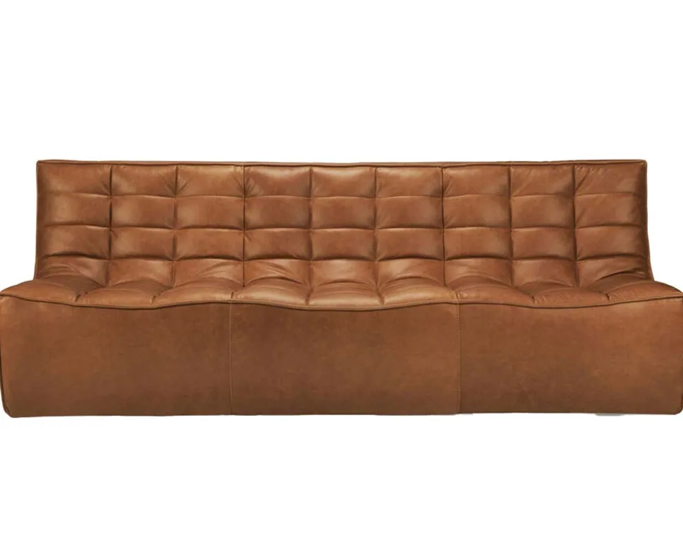 N701 Soffa 3-sits | Läder Old Saddle