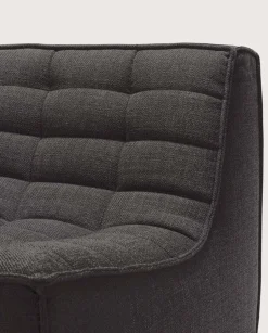 N701 Soffa 3-sits | Tyg Dark Grey