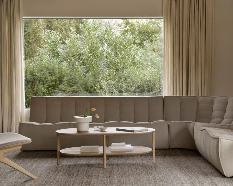 N701 Soffa 3-sits | Tyg ECO Ecru