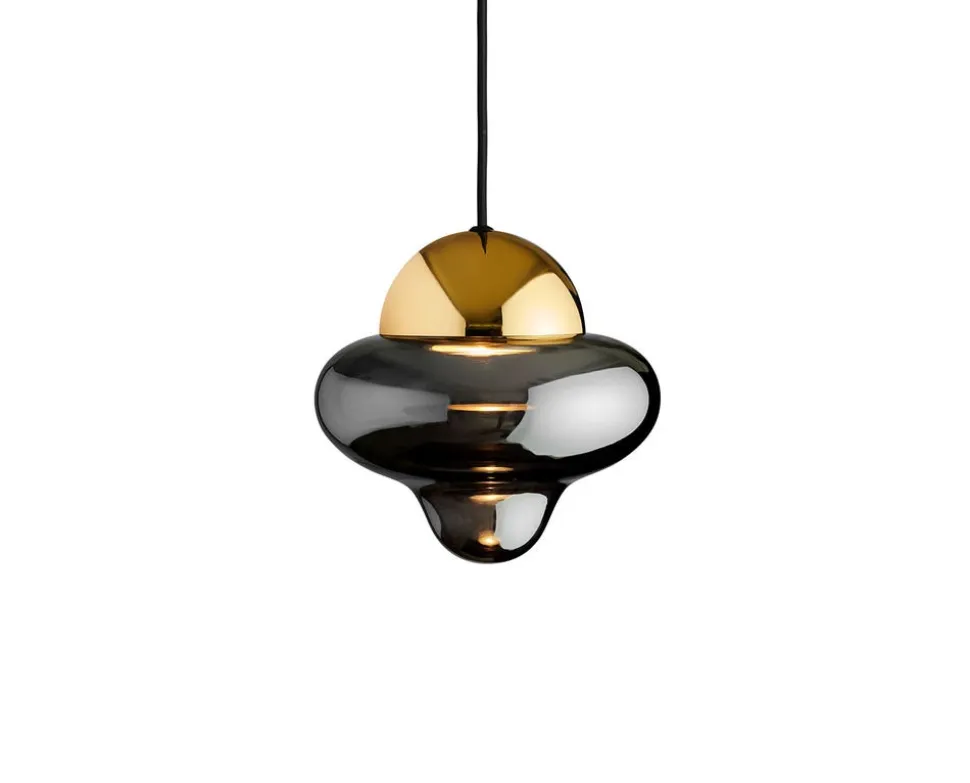 Nutty Taklampa | Smoke/ Gold