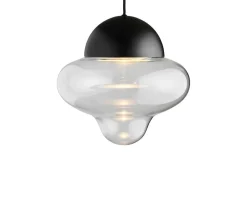 Nutty Taklampa XL | Clear/ Black