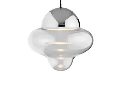 Nutty Taklampa XL | Clear/ Chrome