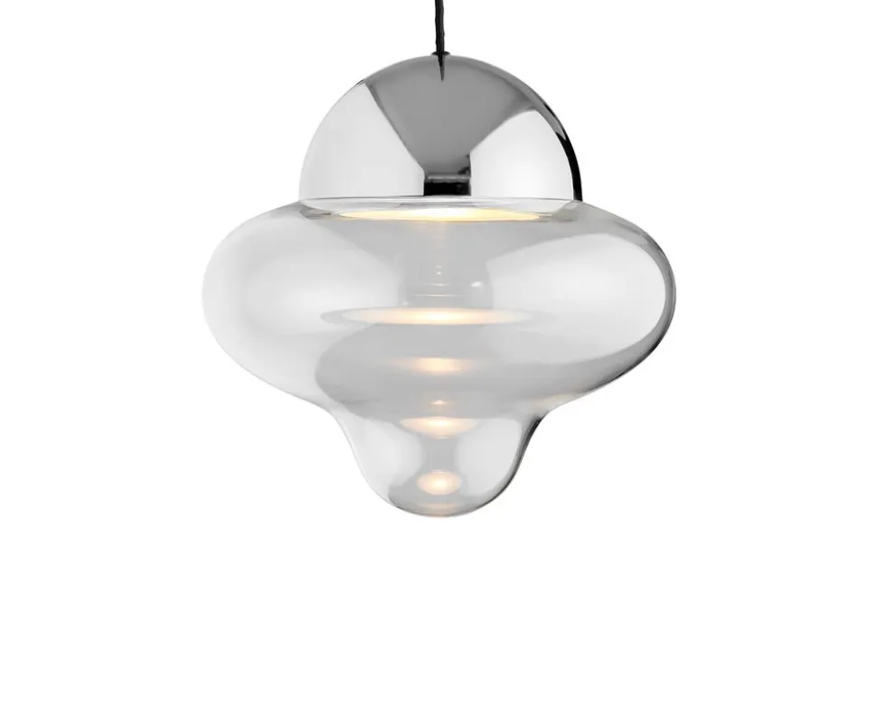 Nutty Taklampa XL | Clear/ Chrome