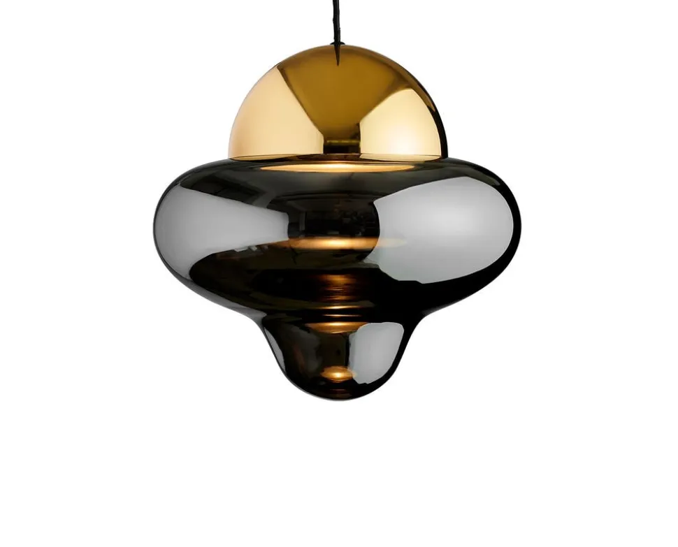 Nutty Taklampa XL | Smoke/ Gold