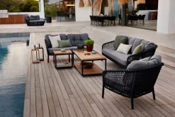 Ocean Large Loungefåtölj | Dark Grey