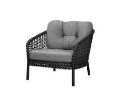 Ocean Large Loungefåtölj | Dark Grey