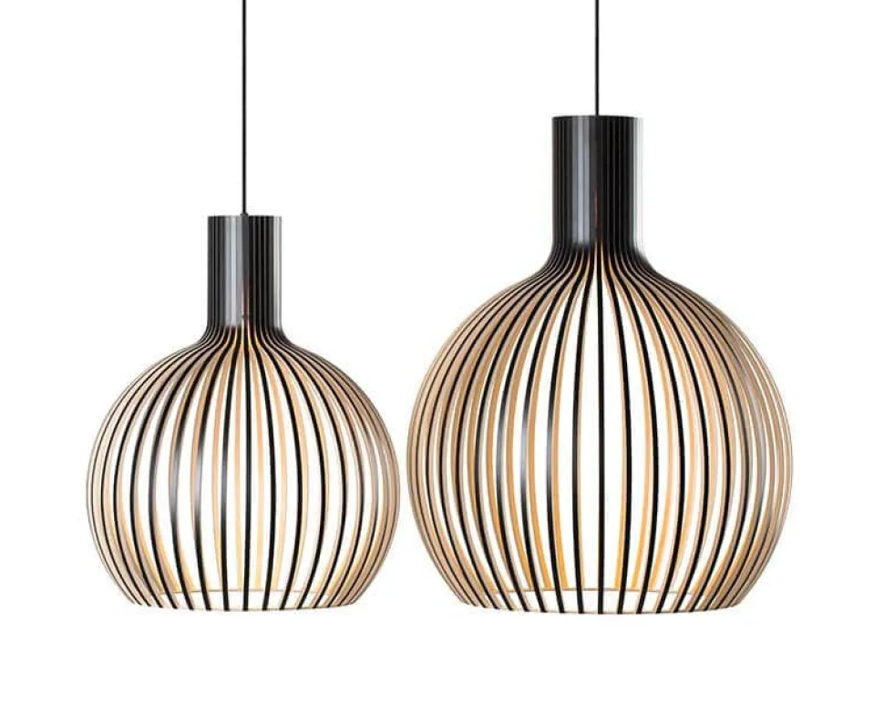 Octo small 4241 taklampa Valnöt