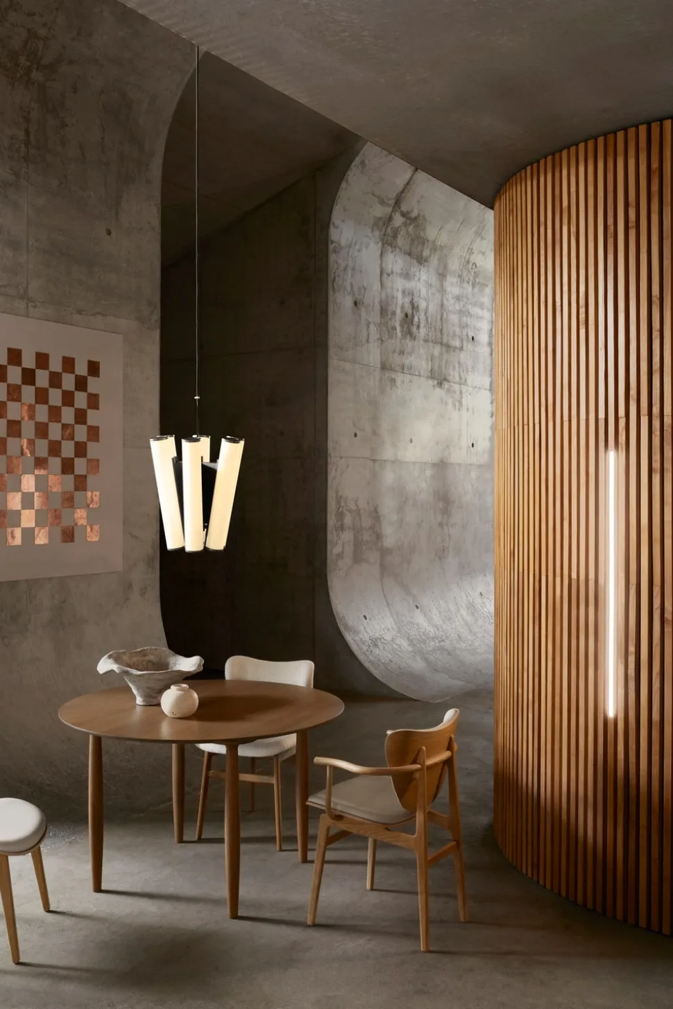 Oku Matbord | Light Smoked ø120