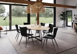 Ooid Matbord Ovalt | Vitpigmenterad Ek