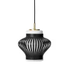 Opal Lamella Pendel Black