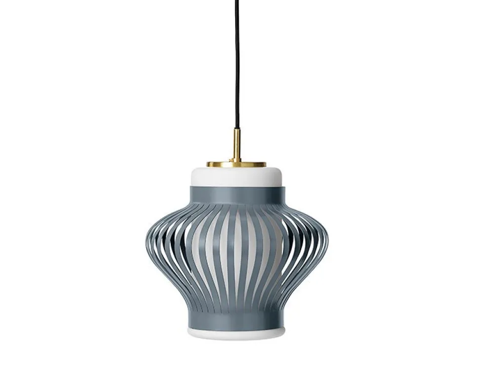 Opal Lamella Pendel Sky grey