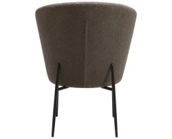 Orbit Stol | Major Brown RPES Bouclé | Svart