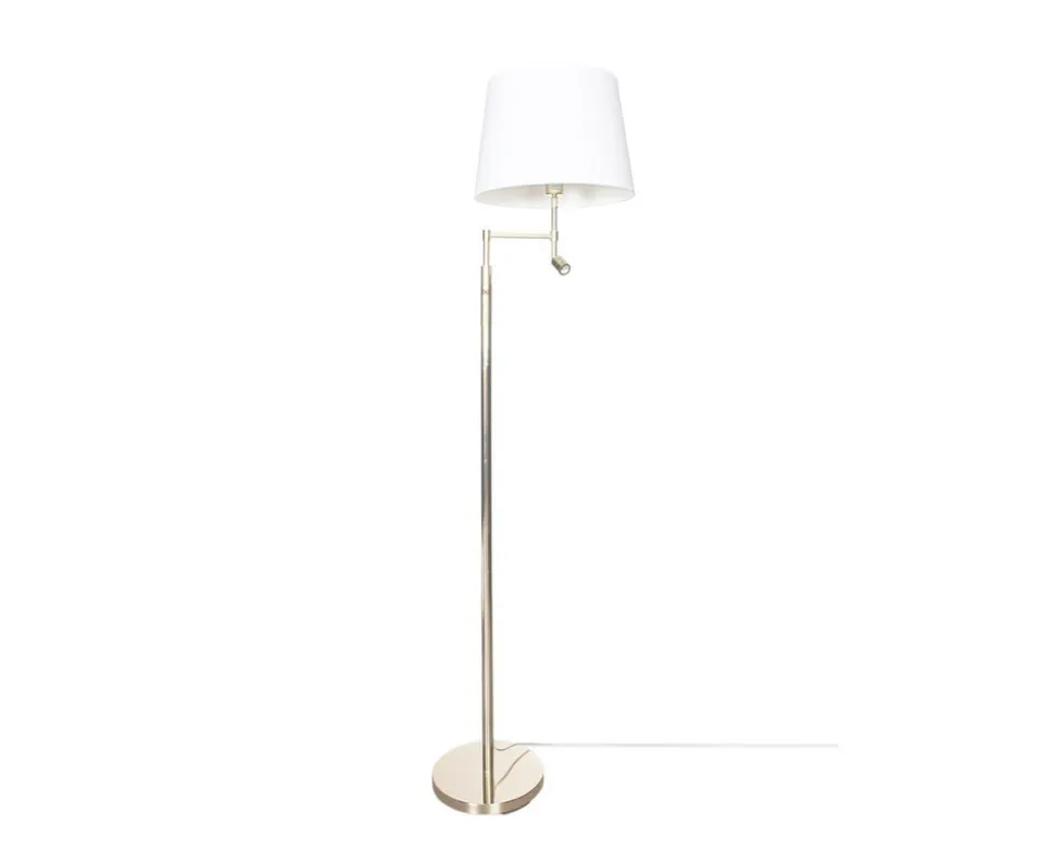 Orlando Golvlampa | Vit / Mässing