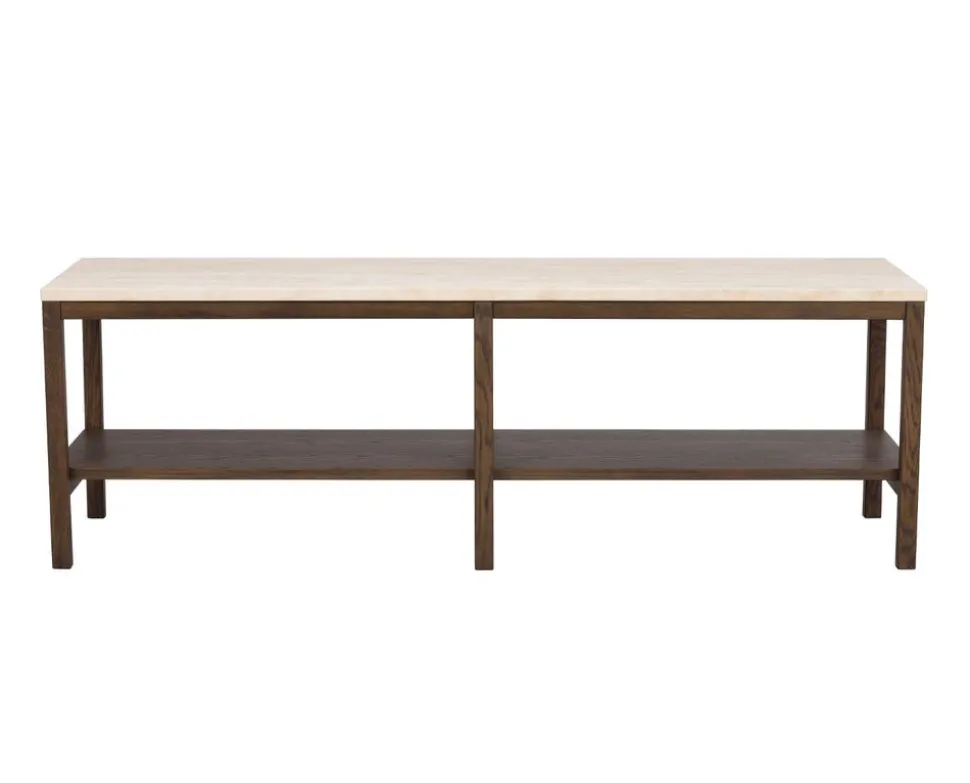 Orwel Avlastningsbord H45 | Brunlackad Ek