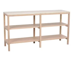 Orwel Avlastningsbord H75 | Vitpigmenterad Ek