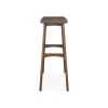 Osso Barpall Hög | Brunlackad Teak