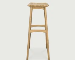 Osso Barpall Hög | Lackad Ek