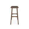 Osso Barpall Låg | Brunlackad Teak
