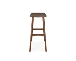 Osso Barpall Låg | Brunlackad Teak