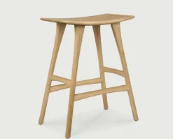 Osso Barpall Låg | Oljad Ek
