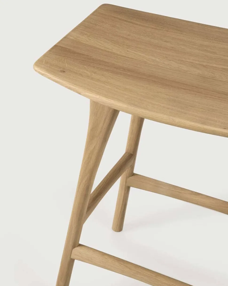 Osso Barpall Låg | Oljad Ek